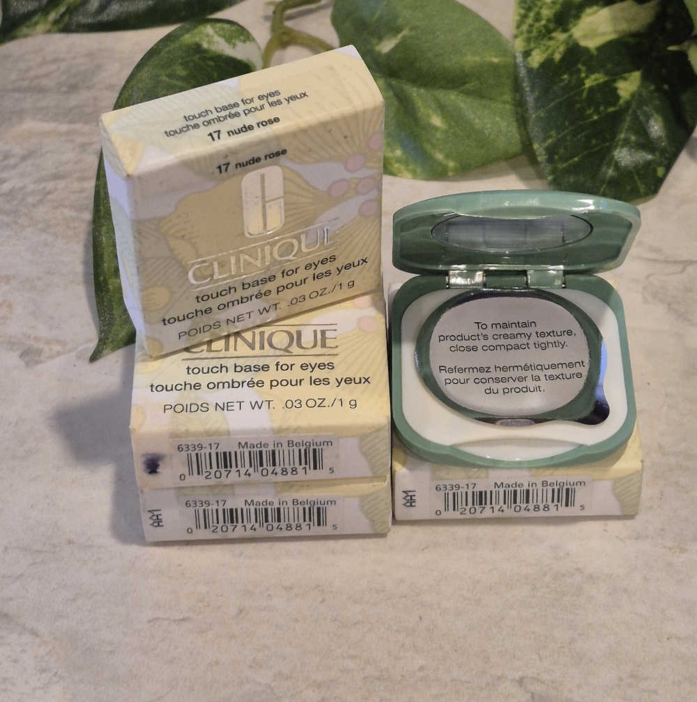 Clinique Touch Base for Eyes 4 boxes NUDE ROSE